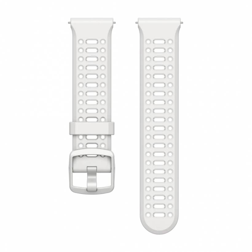 Coros Pace 3 22mm siliconen band wit