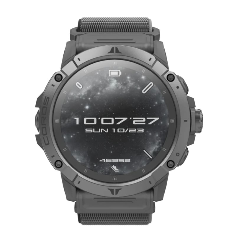 Reloj Coros Vertix 2S Nailon + Silicona Negro