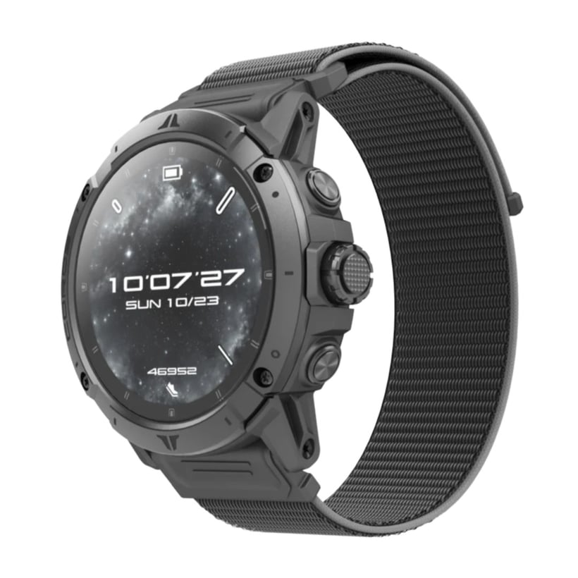 Montre Coros Vertix 2S Nylon + Silicone Noir