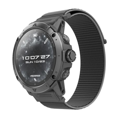 Montre Coros Vertix 2S Nylon + Silicone Noir