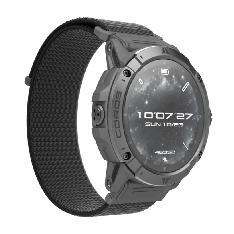 Montre Coros Vertix 2S Nylon + Silicone Noir