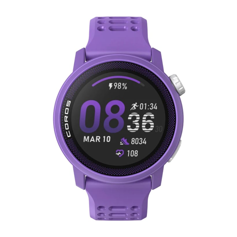 Coros Pace 3 GPS Silicone Watch Purple