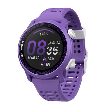 Coros Pace 3 GPS Silikon Lila Uhr
