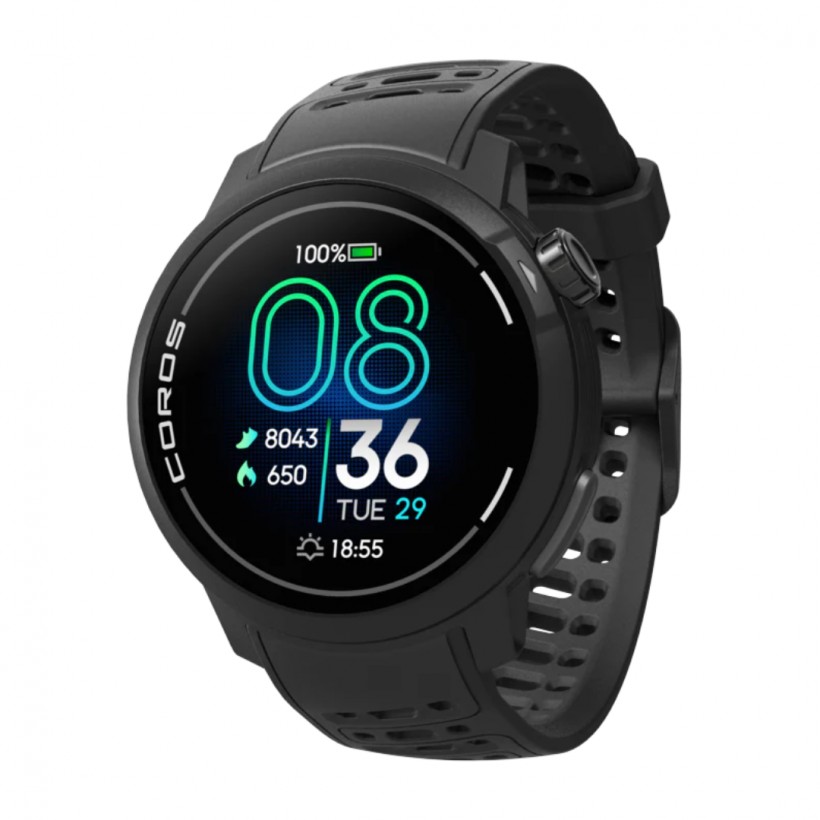 Montre Coros Pace Pro GPS Silicone Noir