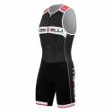 Tritraje Castelli Core Tri Negro/Rojo/Blanco Cremallera Trasera