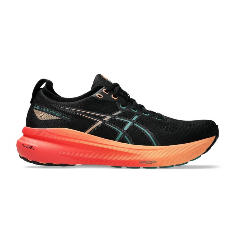 Zapatillas Asics Gel-Kayano 31 Negro Naranja SS25