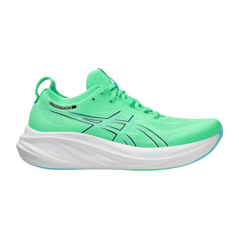 Scarpe Asics Gel-Nimbus 26 Verde Bianco
