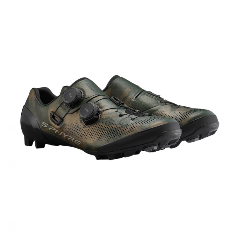 Shimano S-PHYRE SH-XC903 Green Brown Shoes