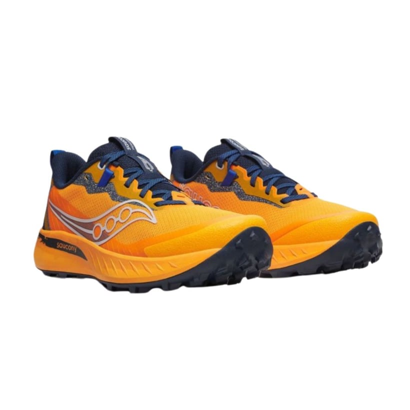 Saucony Peregrine 15 Orange Marineblau SS25