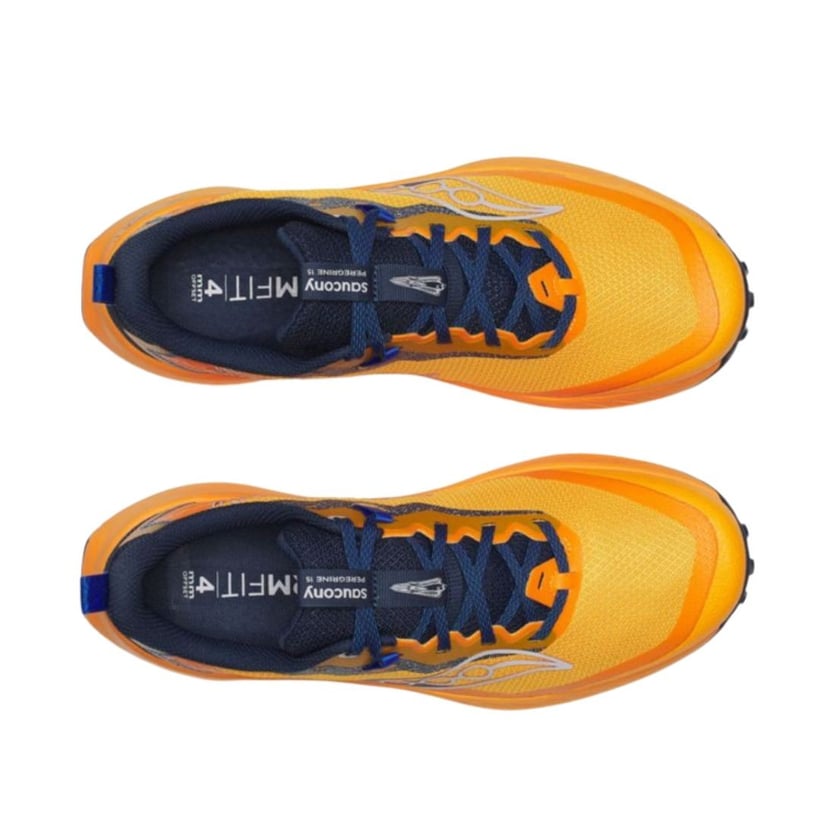 Saucony Peregrine 15 Orange Marineblau SS25