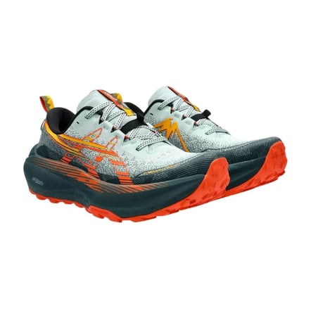 Ténis Asics Trabuco Max 4 Azul Laranja SS25