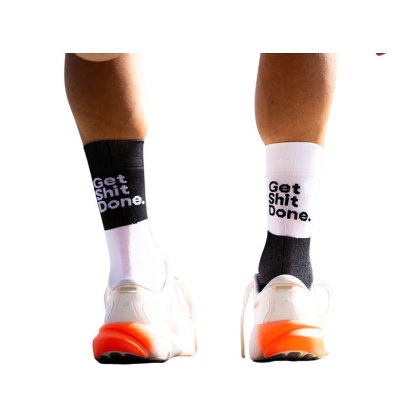 Sporcks Get Shit Done Socken Weiß Schwarz