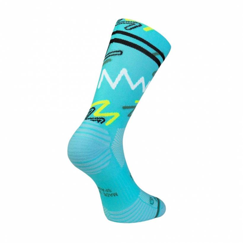 Calzini Sporcks BPM Blu Nero Giallo