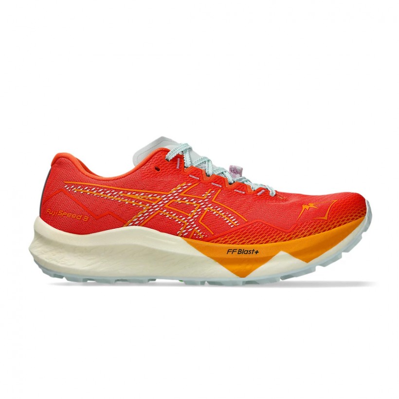 Zapatillas Asics Fujispeed 3 Naranja Beige SS25