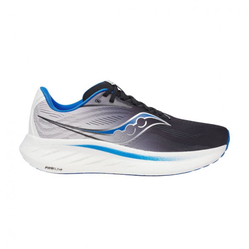 Zapatillas Saucony Ride 18 Negro Azul SS25