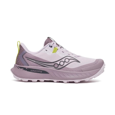 Scarpe Saucony Peregrine 15 Viola Verde SS25 da Donna