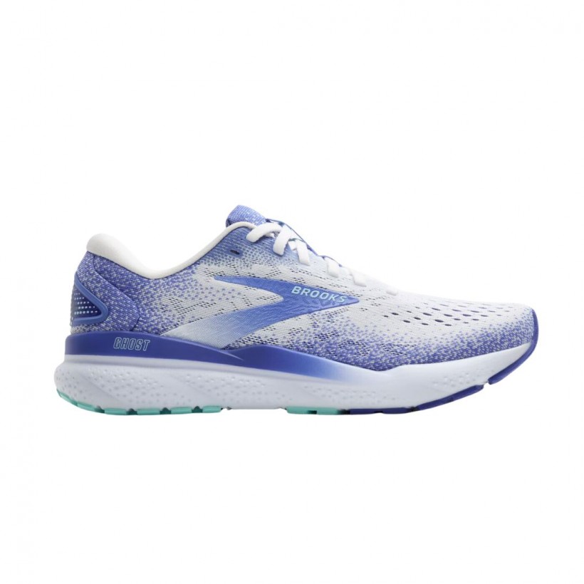 Brooks Ghost 16 Blau Weiß SS25 Damenschuhe