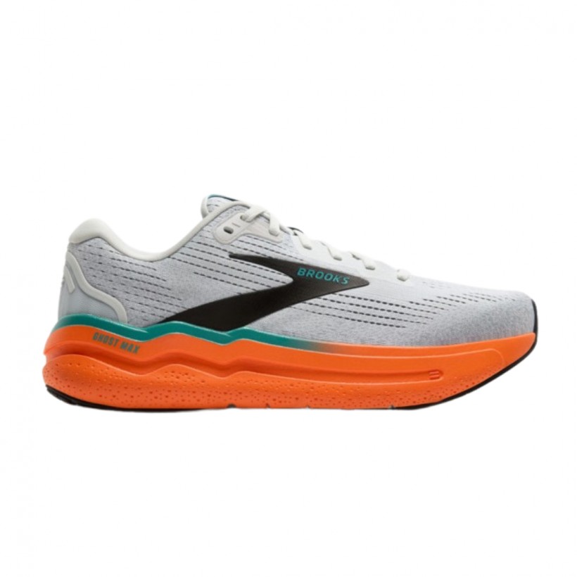 Scarpe da ginnastica Brooks Ghost Max 2 bianche arancioni SS25