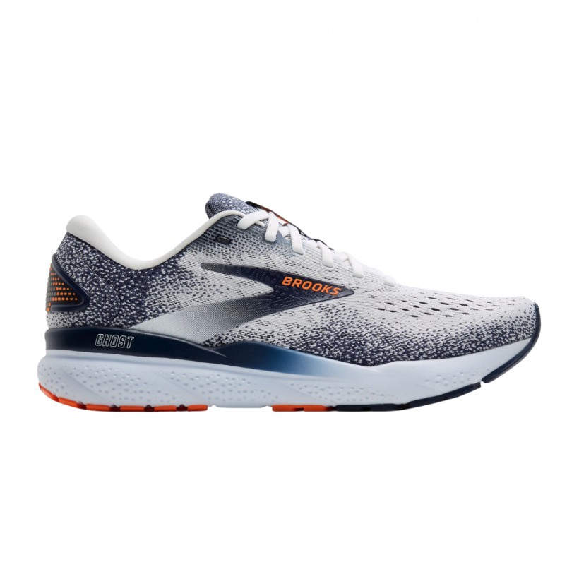 Scarpe da ginnastica Brooks Ghost 16 blu navy bianche SS25