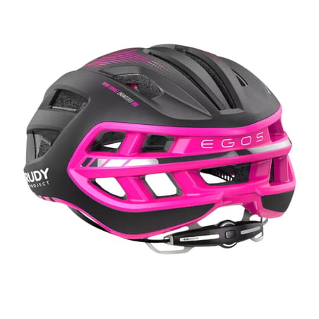 Capacete Rudy Project Egos preto rosa