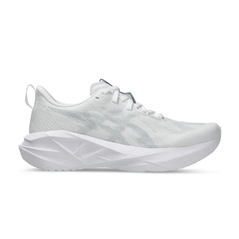 Zapatillas Asics Novablast 5 Blanco Gris SS25 Mujer