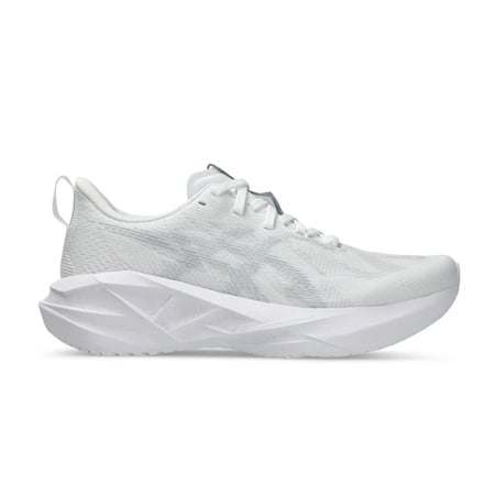 Chaussures de course Asics Novablast 5 Blanc Gris SS25 Femme