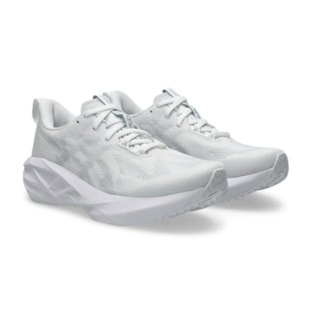 Chaussures de course Asics Novablast 5 Blanc Gris SS25 Femme