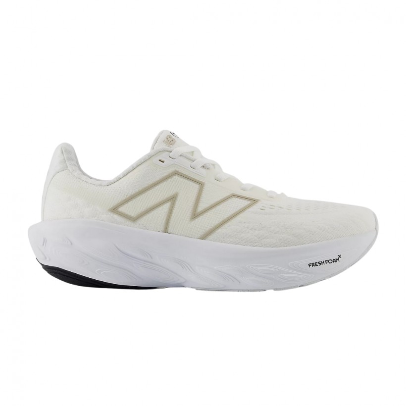 Sapatos femininos New Balance Fresh Foam X 1080 v14 Bege Branco SS25