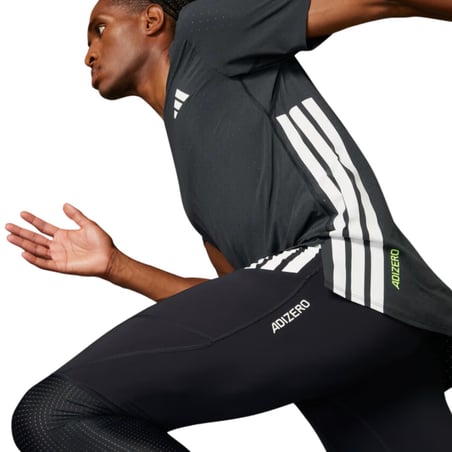 Maglietta da corsa Adidas Adizero Nera