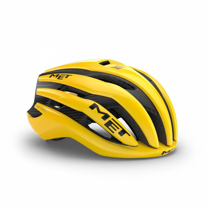 Kask Met Trenta 3K Carbon Mips w wersji żółtej