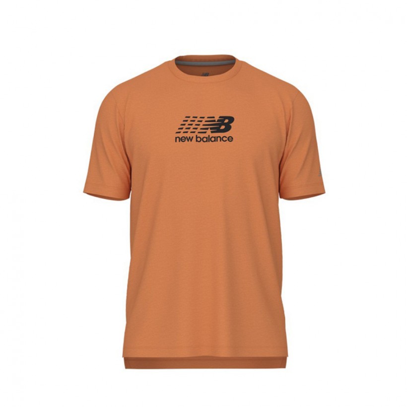 Camiseta New Balance Athletics Graphic Laranja