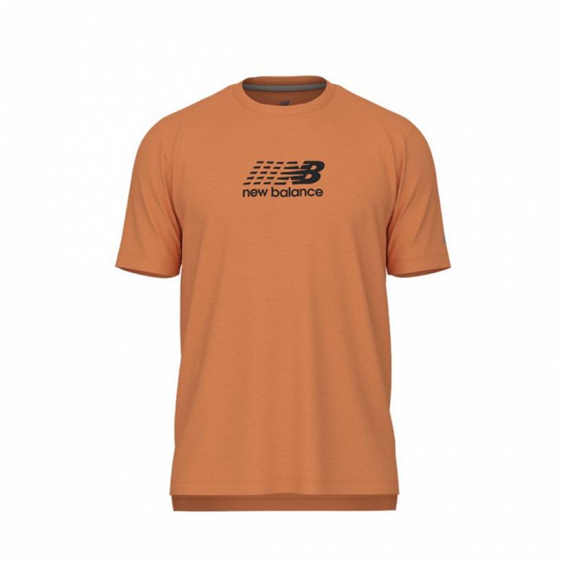 Koszulka New Balance Athletics Graphic Pomarańczowa