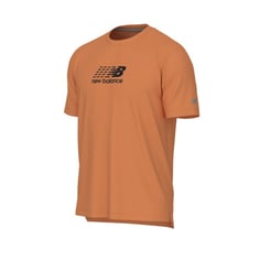 Camiseta New Balance Athletics Graphic Laranja 2