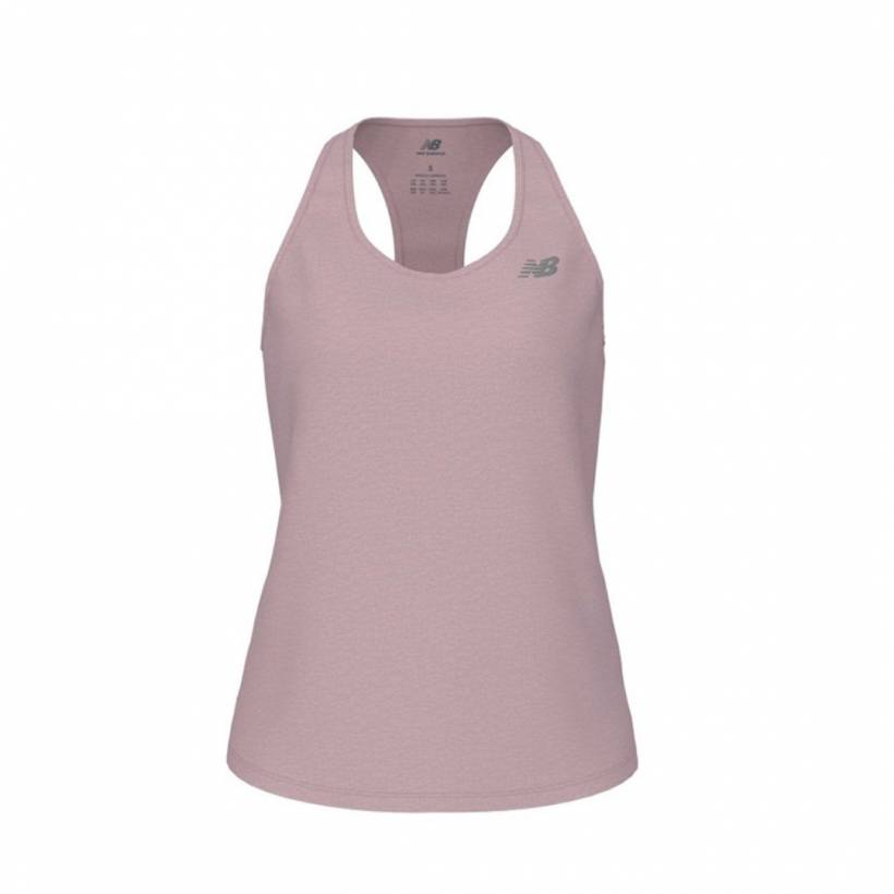 Camiseta New Balance Athletics Sin Mangas Rosa Mujer