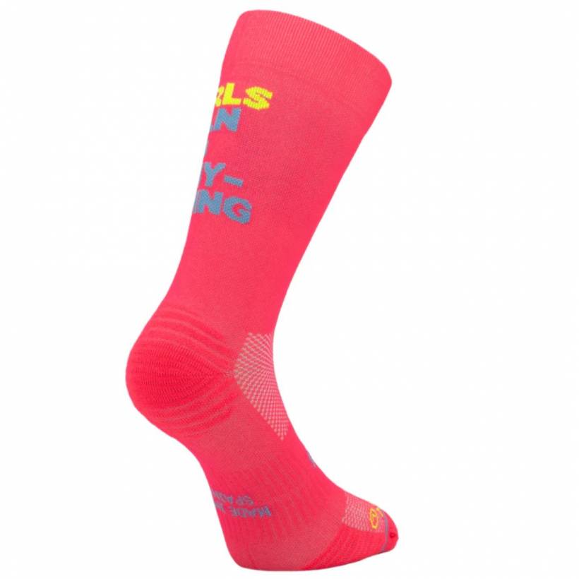 Sporcks Meisjes Can Do Sokken Roze Blauw Geel