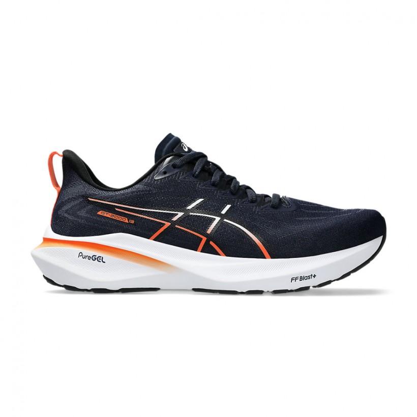 Tênis Asics GT-2000 13 Azul Laranja SS25