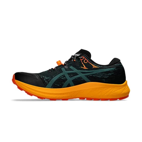 Buty Asics Fuji Lite 5 Zielono-Pomarańczowe SS25