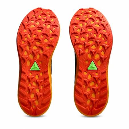 Buty Asics Fuji Lite 5 Zielono-Pomarańczowe SS25