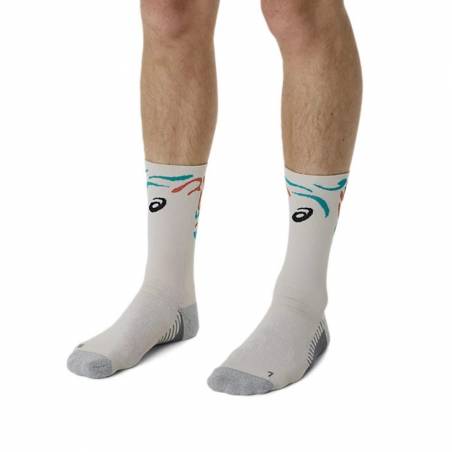 Asics Performance Run Crew Beige Socks