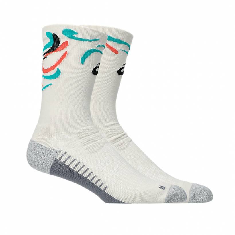 Asics Performance Run Crew Socken Beige