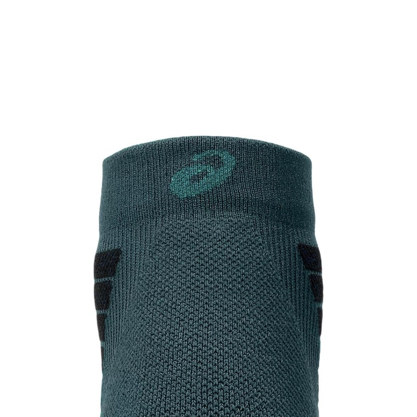 Asics Fujitrail Quarter Socken Grün Schwarz