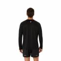 Asics Fujitrail Logo LS Long Sleeve Shirt Black Red