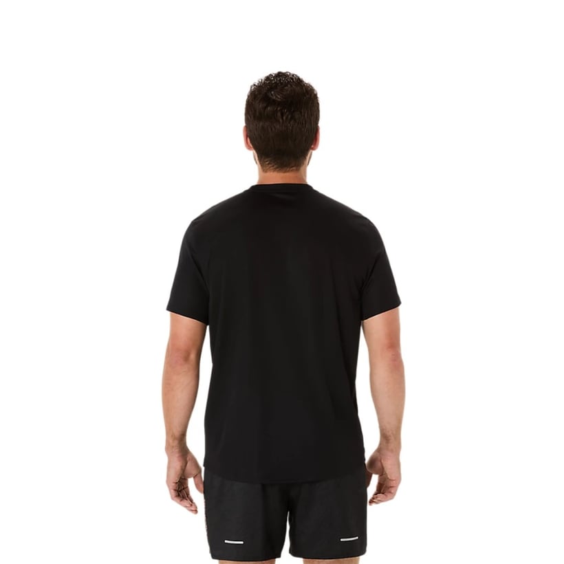 Asics Fujitrail Logo SS T-Shirt Schwarz Rot