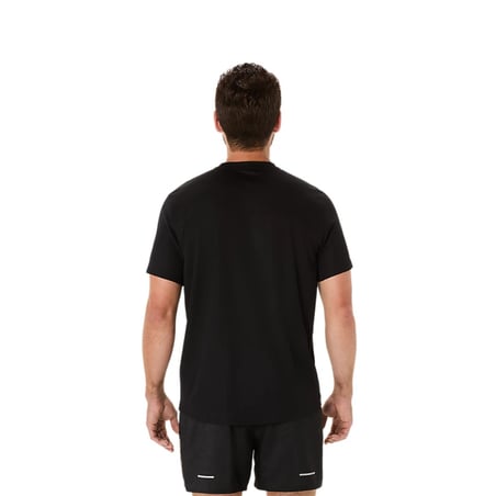 Maglietta Asics Fujitrail Logo SS Nero Rosso