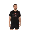 Koszulka Asics Fujitrail Logo SS Czarna Czerwona