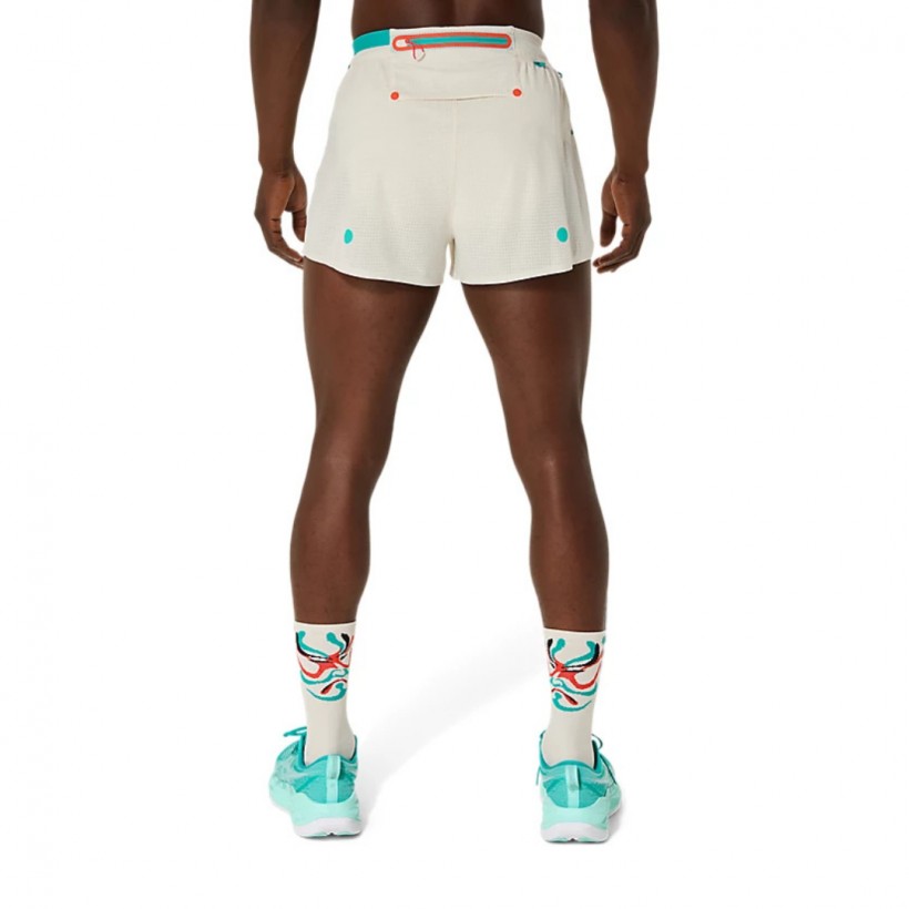 Asics Limited Series Metarun Split Beige Shorts