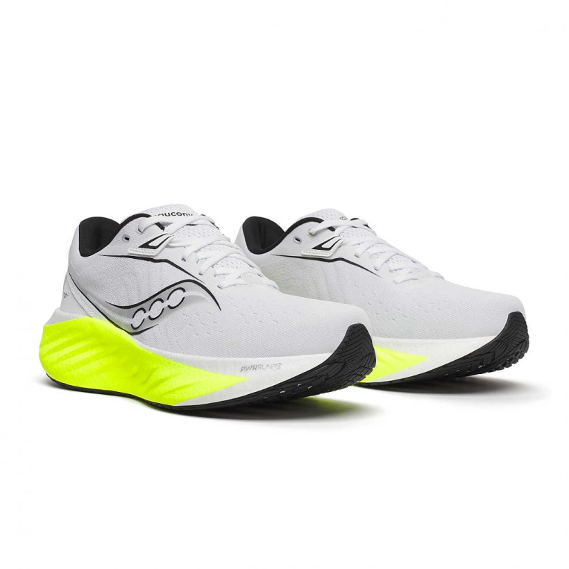 Zapatillas Saucony Triumph 22 Gris Amarillo SS25