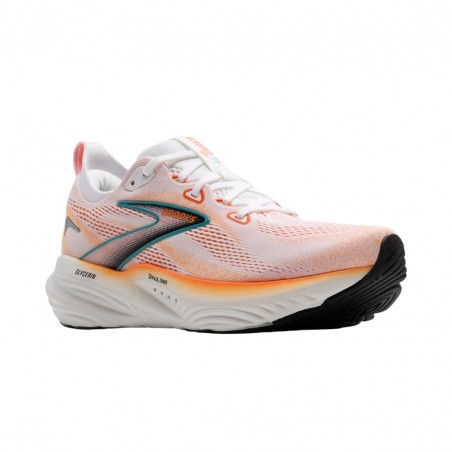 Brooks Glycerin 22 Orange White SS25 Sneakers