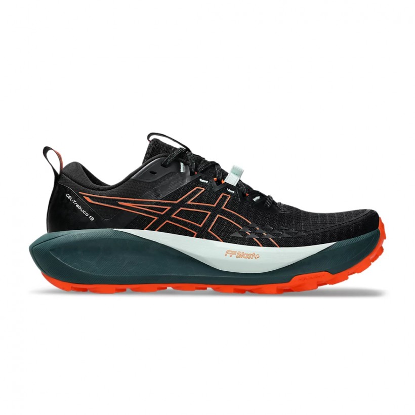 Buty Asics Gel Trabuco 13 Czarny Pomarańczowy SS25