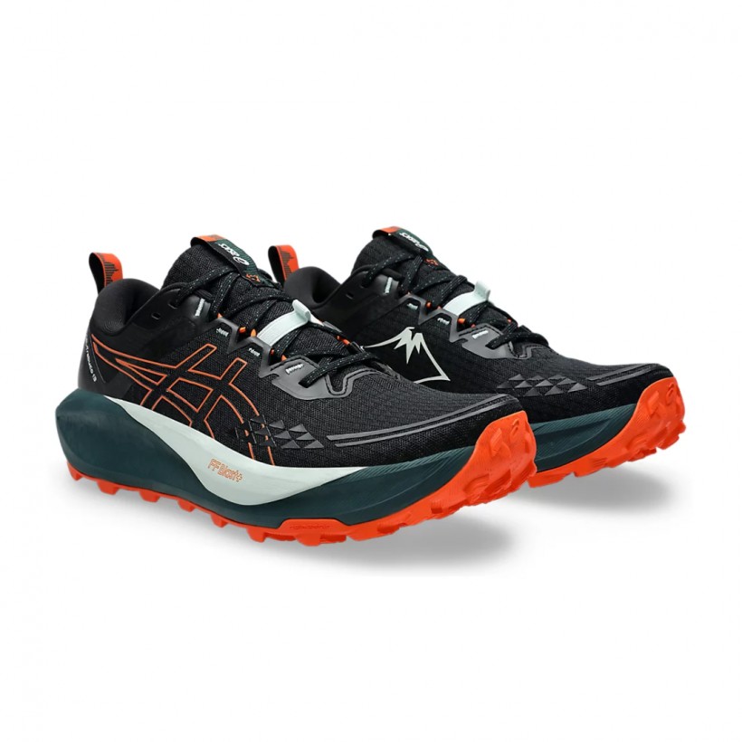 Chaussures Asics Gel Trabuco 13 Noir Orange SS25